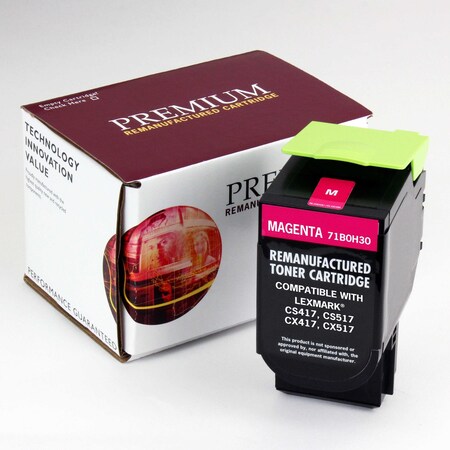 Royal Toner Toner for Lexmark CS/CX517 Reman Magenta Toner 3.5K PR 71B0H30